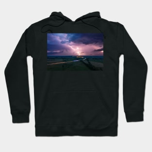 Heavy storm and lightning Hoodie